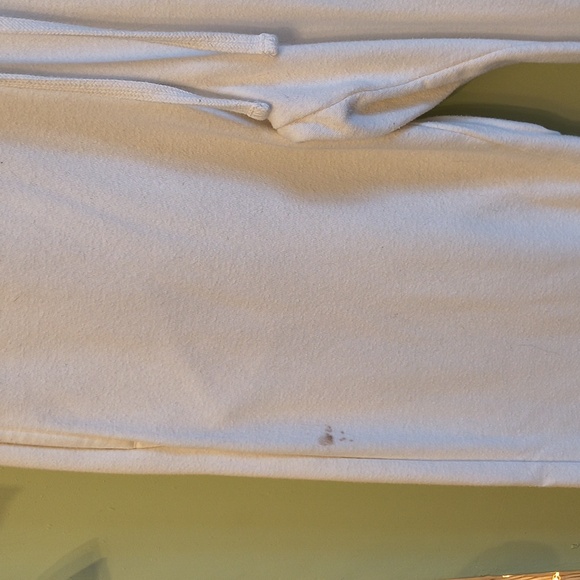 Women's K-Swiss Cream Gold  Logo Sweatpant Jogger M - Picture 2 of 10